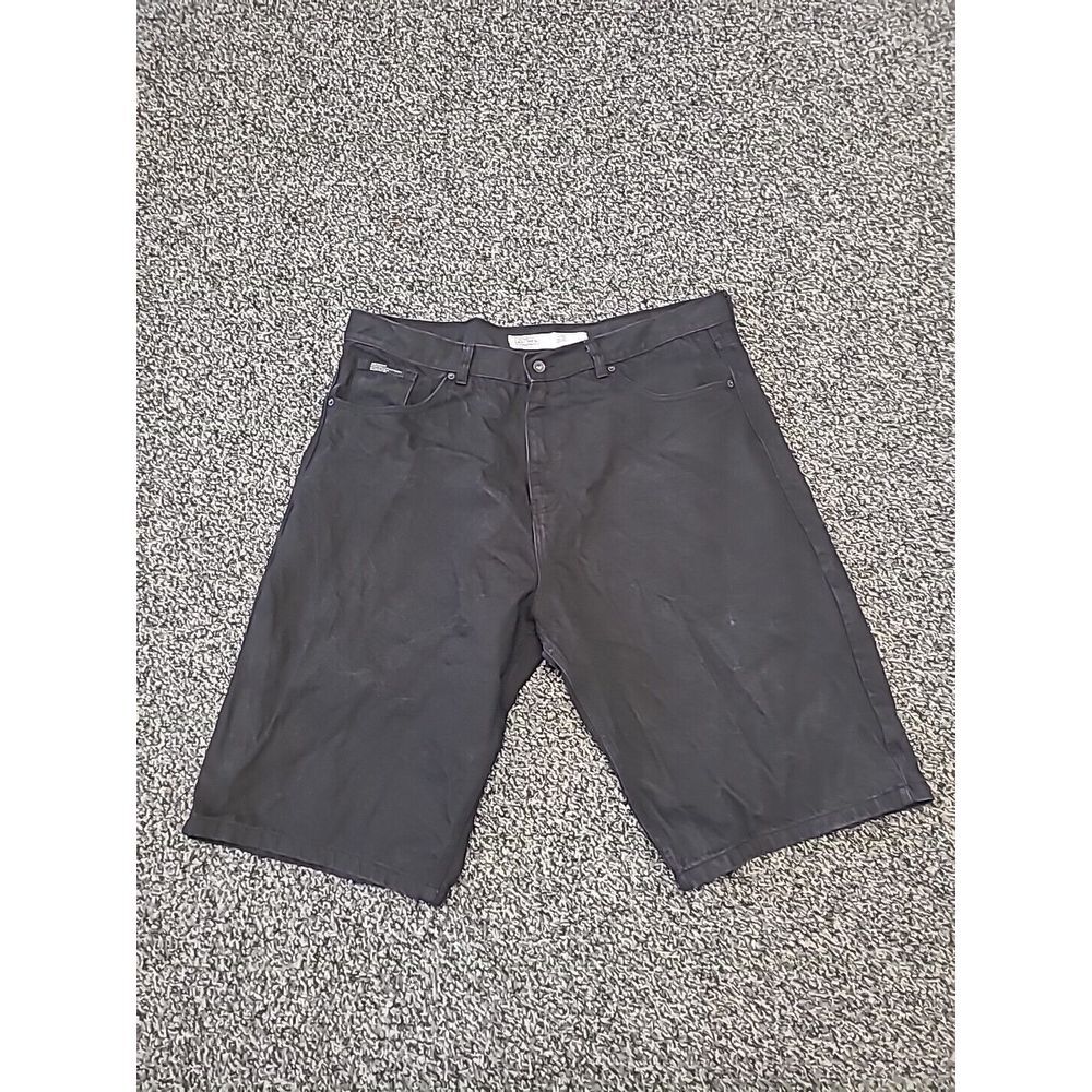 Vintage Rocawear Shorts Mens 42 Black‎ Denim Jorts Wide Baggy Hip Hop Skate Y2K